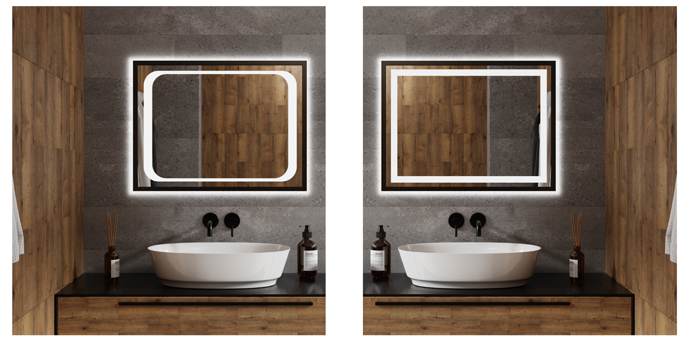 Lustro w Ramie LED Lustro w Ramie LED