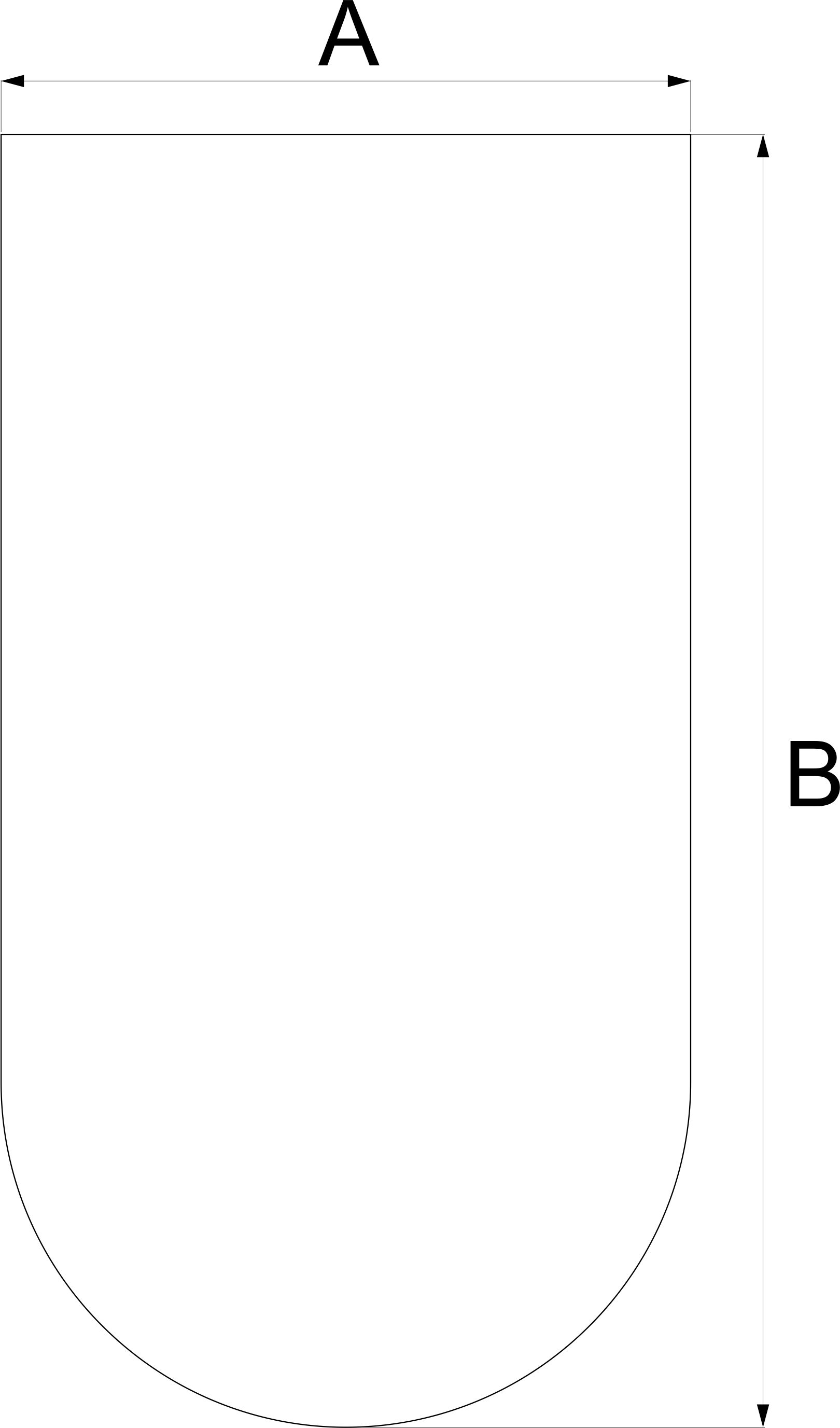 Alexa 50 cm wymiar B