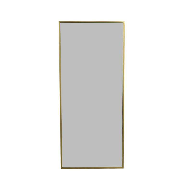 ♥ LUSTRO SREBRNE ARTUR RAMA ALUMINIUM WĄSKA ZŁOTA 50x40 ♥