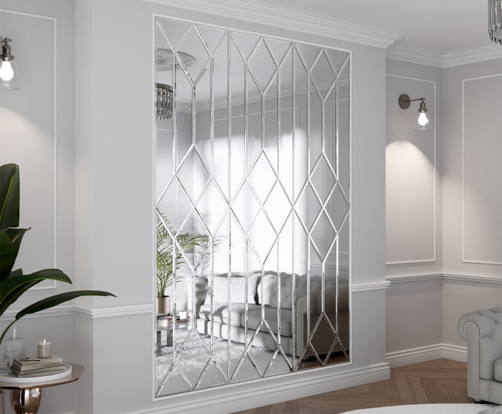 PANEL LUSTRZANY FAZOWANY GLAMOUR 180X250CM 4 MM RICCARDO