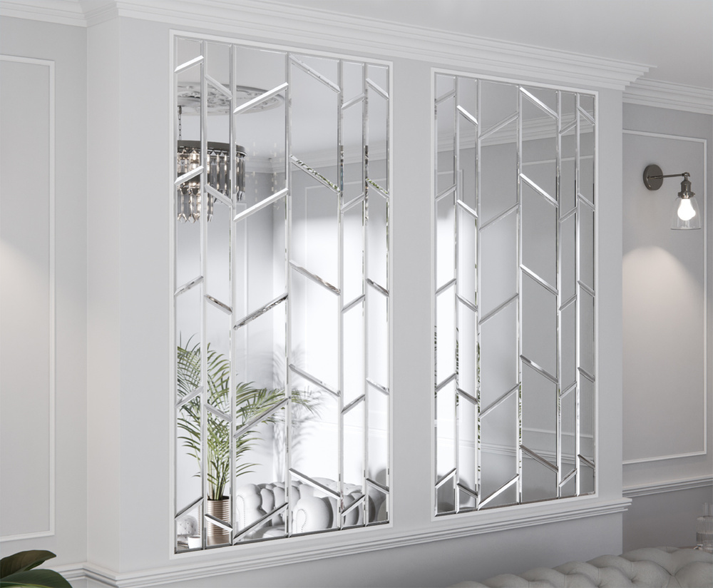 PANEL LUSTRZANY FAZOWANY GLAMOUR 100X186CM 4 MM LEONARDO