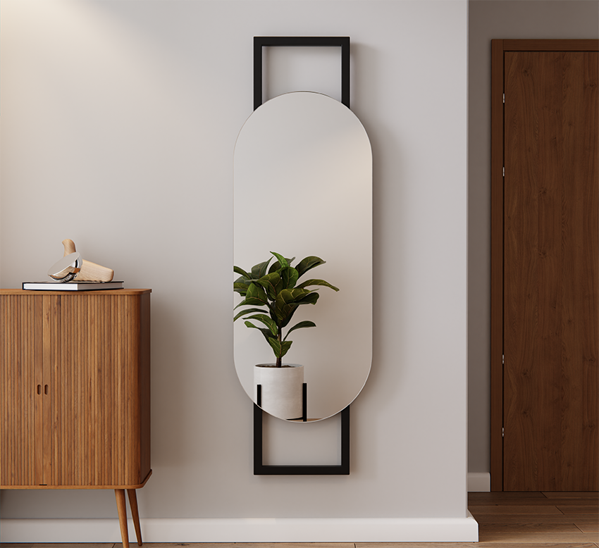 LUSTRO OWALNE SZLIF  NA RAMIE 50x160 TALISA