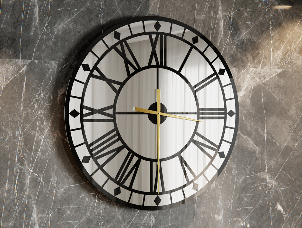 Römische Uhr B3 Mirror Hints Gold