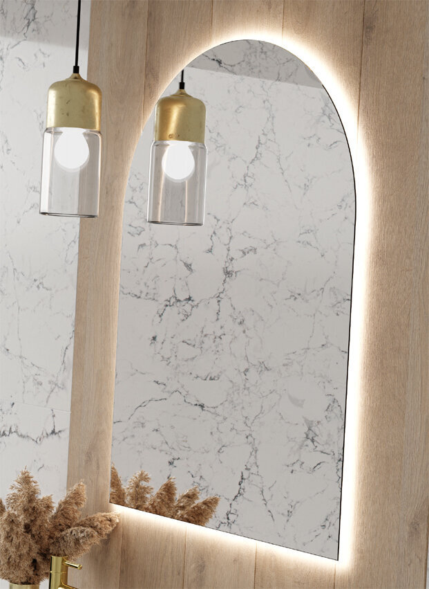 Sefora LED halbovaler Portal-Wandspiegel