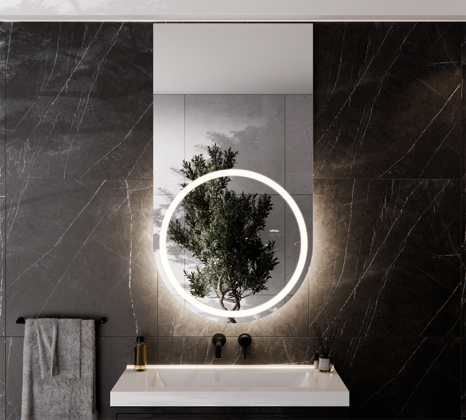 LED-Deckenportal-Spiegel ALEXA