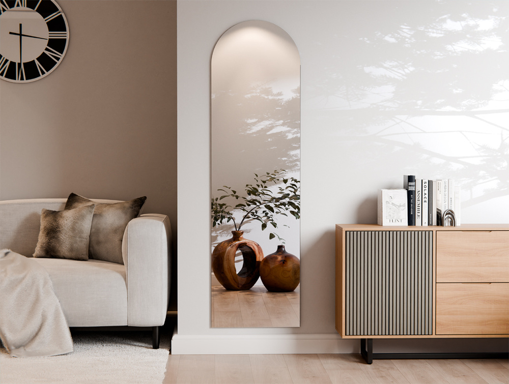 HALBOVALER WANDSPIEGEL 50X170 CM AMELIA