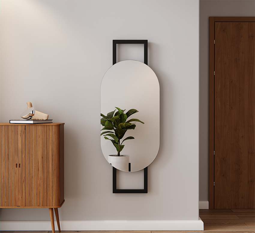 LUSTRO OWALNE SZLIF NA RAMIE 50x130 TALISA