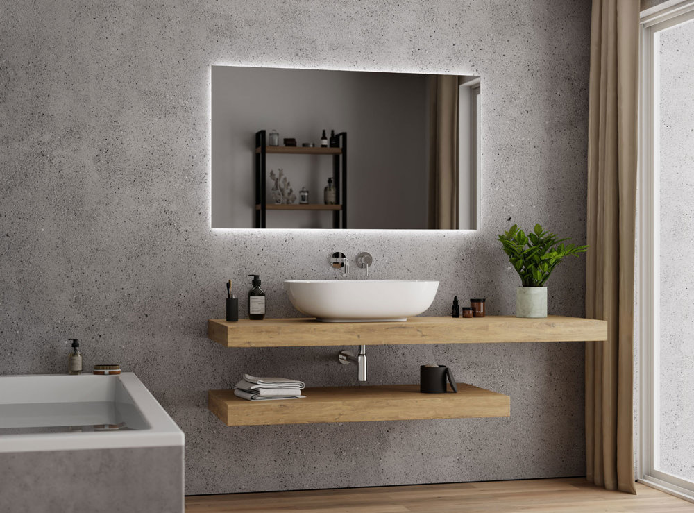 Lustro LED Łazienkowe Podświetlane Szlif JONATAN