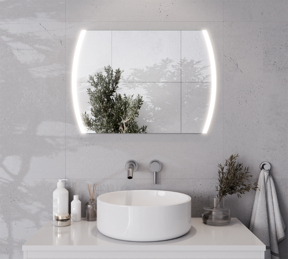 WANDSPIEGEL LED SANDGESTRAHLT STANLEY